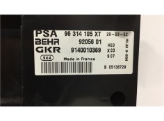 Recambio de mandos climatizador para citroen xsara picasso 2.0 hdi referencia OEM IAM 96314105XT 9205601 