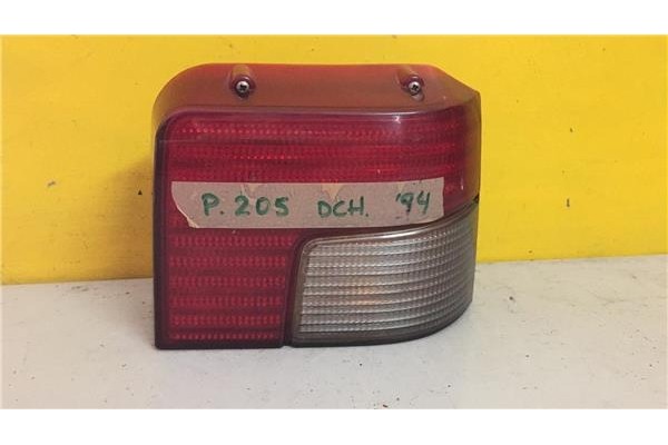 Recambio de piloto trasero derecho para peugeot 205 ii (20a/c) 1.1 referencia OEM IAM   