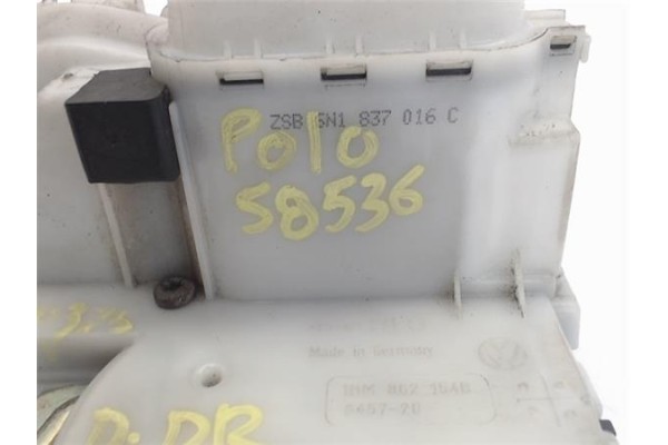 Recambio de cierre electromagnetico delantero derecho para volkswagen polo iii (6n1) 60 1.4 referencia OEM IAM 6N1837016D 1HM862