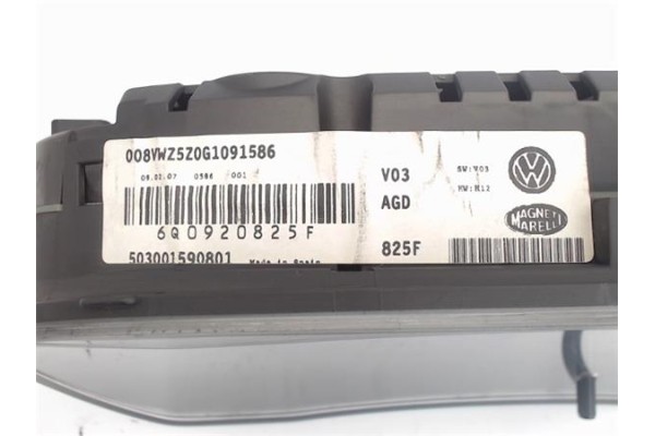 Recambio de cuadro completo para volkswagen polo iv (9n1) 1.4 tdi referencia OEM IAM 6q0920825f  