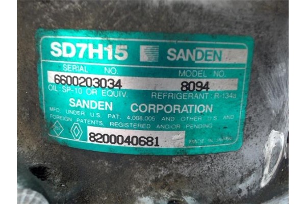 Recambio de compresor aire acond. para mitsubishi carisma berlina 4 (da0) 1.6 1600 avance referencia OEM IAM 8200040681  