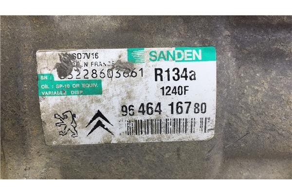 Recambio de compresor aire acond. para peugeot partner combispace (5f) 2.0 hdi referencia OEM IAM 9646416780 1240F 6453JQ , PEUG
