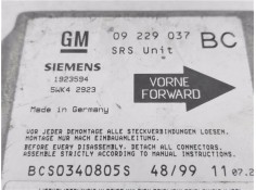 Recambio de centralita airbag para opel astra g berlina 1.7 td referencia OEM IAM 09229037BC 5WK42923 