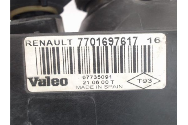 Recambio de faro delantero izquierdo para renault clio ii fase i (b/cb0) 1.4 alize referencia OEM IAM 7701697617 260603338R 