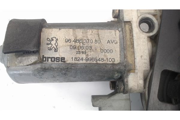 Recambio de mecanismo elevalunas delantero izquierdo para peugeot 206 cc cabrio-coupé referencia OEM IAM 9648637080  