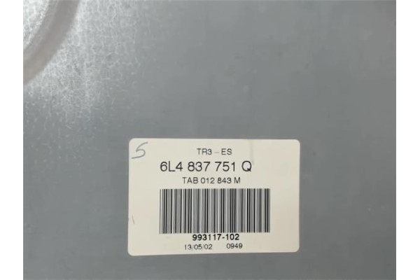Recambio de elevalunas electrico delantero izquierdo para seat ibiza (6l1) referencia OEM IAM 6L4837751Q  