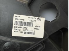 Recambio de elevalunas electrico delantero izquierdo para volkswagen golf vi (5k1) referencia OEM IAM 5K1837729Q  