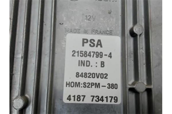 Recambio de centralita para citroen c3 1.4 i referencia OEM IAM 9652024280 6900000528/--A KOYO SEIKO 