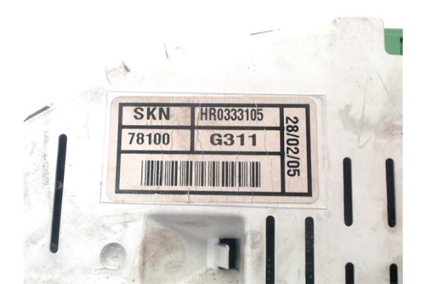 Recambio de cuadro completo para honda cr-v (rd8) 2.2 ctdi referencia OEM IAM HR0333105 78120S 