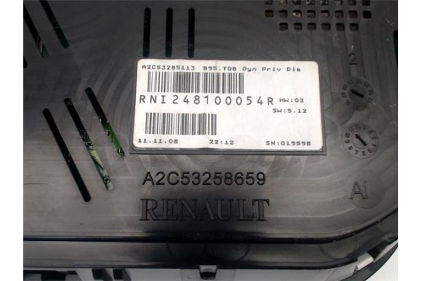 Recambio de cuadro completo para renault megane iii berlina 5p 1.5 expression referencia OEM IAM RNI248100054R  