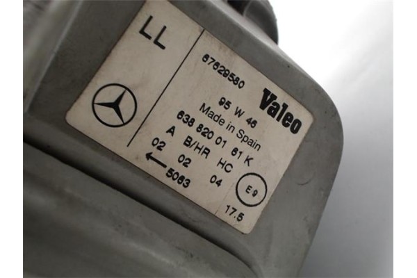 Recambio de faro delantero dcho para mercedes-benz vito furgón (638) 2.3 110 d  (638.074) referencia OEM IAM A6388200161 2746969