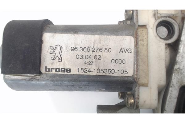 Recambio de mecanismo elevalunas delantero izquierdo para peugeot 206 cc cabrio-coupé referencia OEM IAM 9636627680  