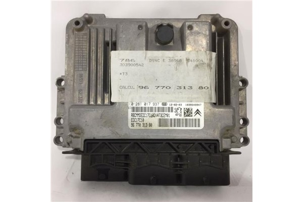 Recambio de centralita para peugeot 206 + 1.4 básico referencia OEM IAM 9677031380 0281017937 