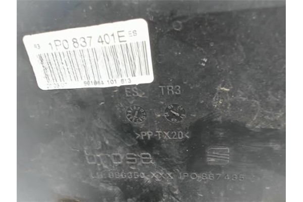 Recambio de mecanismo elevalunas delantero izquierdo para seat leon (1p1) referencia OEM IAM 1P0837401E  