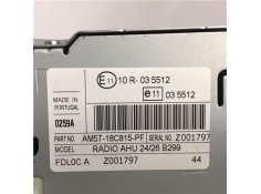 Recambio de radio / cd para ford fiesta (cnn) 1.5 trend referencia OEM IAM AM5T18C815PF AHU2426B299 