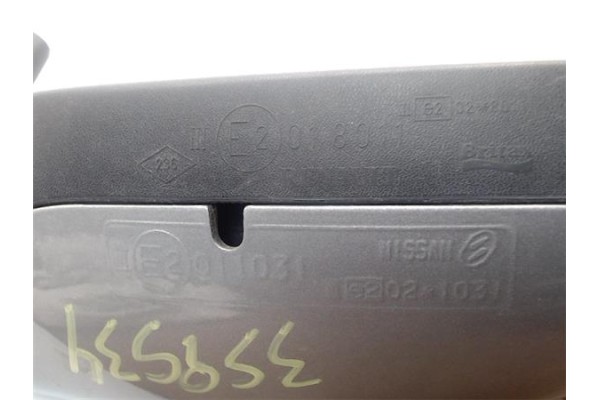 Recambio de retrovisor electrico derecho para nissan micra (k12e) 1.5 dci referencia OEM IAM 96301AX90B  