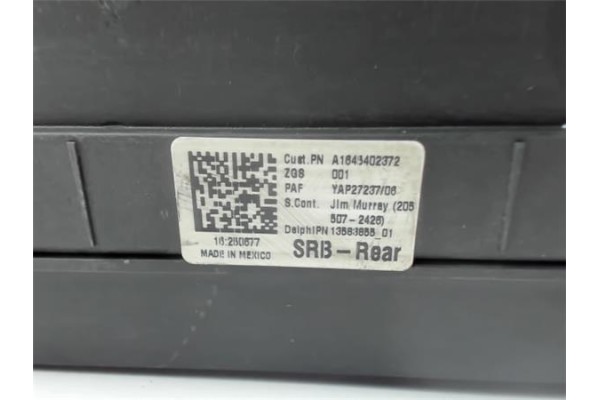 Recambio de caja fusibles/rele para mercedes-benz clase m (bm 164) 3.0 ml 320 cdi (164.122) referencia OEM IAM A1643402372  