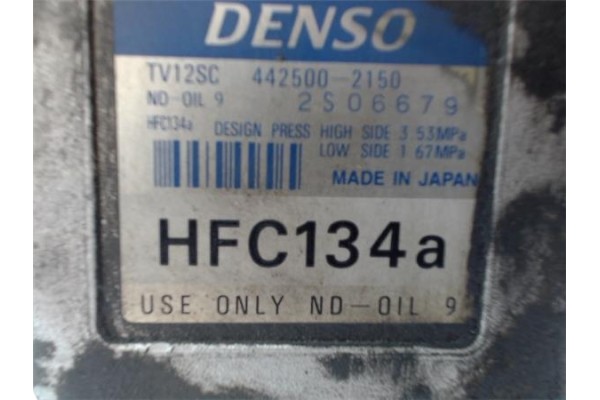 Recambio de compresor aire acond. para fiat bravo (182) 1.6 16v / 16v 100 sx referencia OEM IAM 4425002150 HFC134a 