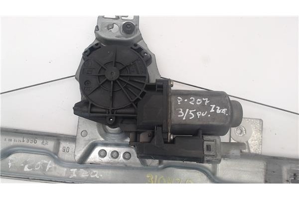 Recambio de mecanismo elevalunas delantero izquierdo para peugeot 207 referencia OEM IAM 400917H  
