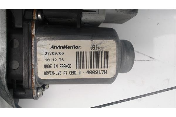 Recambio de mecanismo elevalunas delantero izquierdo para peugeot 207 referencia OEM IAM 400917H  