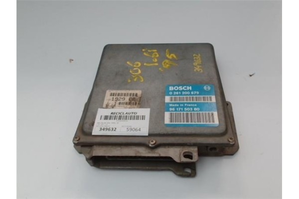 Recambio de centralita para peugeot 306 (7b, n3, n5) 1.6 referencia OEM IAM 9617150380 0261200679 