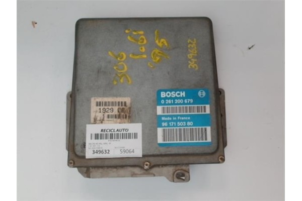 Recambio de centralita para peugeot 306 (7b, n3, n5) 1.6 referencia OEM IAM 9617150380 0261200679 