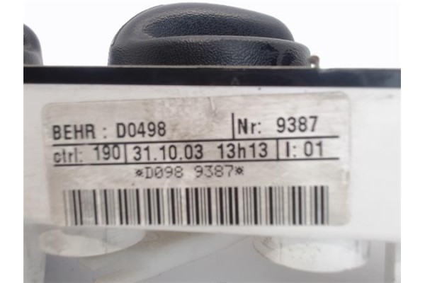 Recambio de mandos calefaccion / a.a. para nissan kubistar (x76) 1.5 dci 70 referencia OEM IAM 2751100Q D0498 