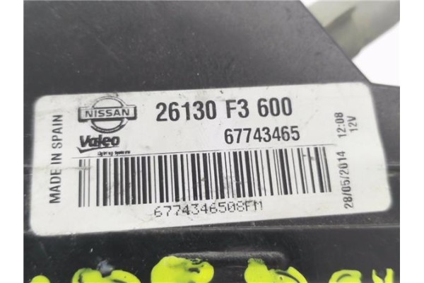Recambio de intermitente delantero dcho para nissan trade 3.0 caja cerrada, techo elevado referencia OEM IAM 26130F3600 67743465