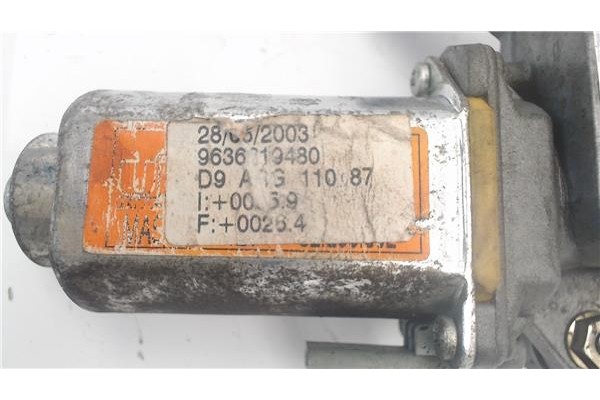 Recambio de mecanismo elevalunas trasero izquierdo para peugeot 406 berlina (s1/s2) referencia OEM IAM 922356 9636319480 9636619