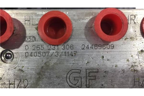 Recambio de nucleo abs para opel corsa c 1.3 cdti referencia OEM IAM 24496609 0265800303 
