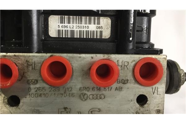 Recambio de nucleo abs para volkswagen polo v (6r1) 1.6 advance referencia OEM IAM 6R0907379AF 6R0614517AB 