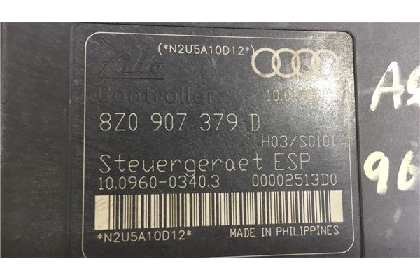 Recambio de nucleo abs para audi a2 (8z) 1.4 tdi (55kw) referencia OEM IAM 8Z0614517G 8Z0907379D 