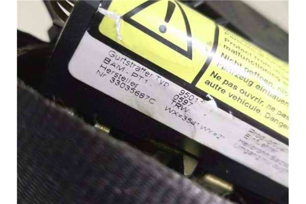 Recambio de cinturon seguridad delantero izquierdo para fiat stilo (192) 1.9 jtd (192_xe1a) referencia OEM IAM 33035687C  