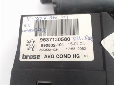 Recambio de motor elevalunas delantero izquierdo para peugeot 307 berlina (s2) referencia OEM IAM (9637130580) (990186-200) 
