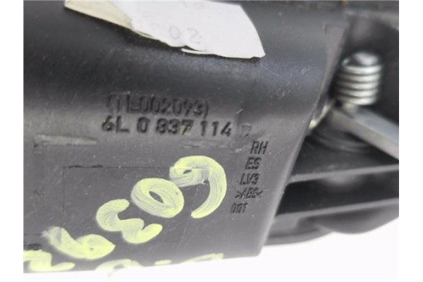 Recambio de manilla int. puerta delantero derecha para seat ibiza (6l1) 1.4 16v referencia OEM IAM 6L0837114G4W4  