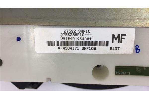 Recambio de mandos climatizador para nissan micra iv (k13k/kk) 1.2 referencia OEM IAM 275S23HP1C 275003HP1C 