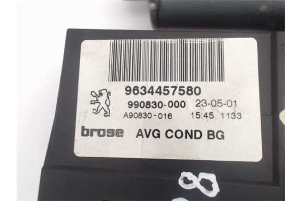 Recambio de motor elevalunas delantero izquierdo para peugeot 307 (s1) referencia OEM IAM (9634457580) (990182-101)  