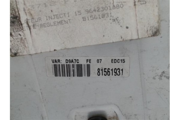 Recambio de centralita para peugeot 406 berlina (s1/s2) 2.0 hdi 90 referencia OEM IAM 9642301880 0281010627 
