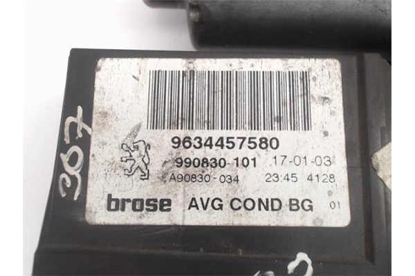 Recambio de motor elevalunas delantero izquierdo para peugeot 307 (s1) referencia OEM IAM (9634457580) (990830-101)  