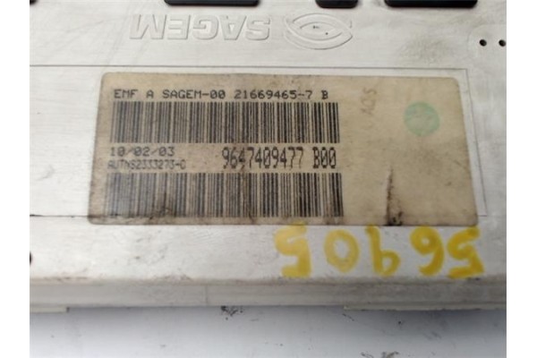 Recambio de reloj horario para citroen c3 1.4 hdi referencia OEM IAM 9647409477 21673495A 