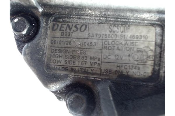 Recambio de compresor aire acond. para fiat barchetta (183) 1.8 16v referencia OEM IAM 517469310 20D5300 51746931 , FIAT | 52060