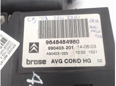 Recambio de motor elevalunas delantero izquierdo para citroen c5 berlina referencia OEM IAM (9648484980) (990185-200)  