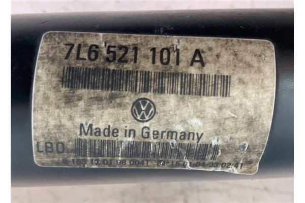 Recambio de cardan delantero para volkswagen touareg (7la) 5.0 tdi v10 referencia OEM IAM 7L6521101G  