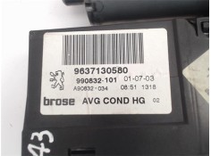 Recambio de motor elevalunas delantero izquierdo para peugeot 307 (s1) referencia OEM IAM (9637130580) (990186-200) 