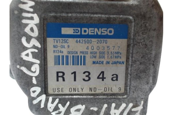 Recambio de compresor aire acond. para fiat bravo (182) 2.0 20v / 20v 155 hgt referencia OEM IAM 4425002070  