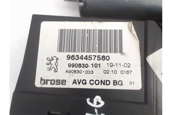 Recambio de motor elevalunas delantero izquierdo para peugeot 307 (s1) referencia OEM IAM (9634457580) (990182-200)  