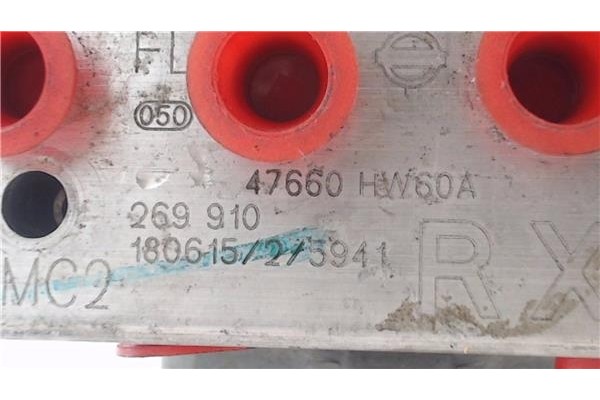 Recambio de nucleo abs para nissan qashqai ii (j11e) 1.2 n-connecta referencia OEM IAM 47660HW60A  