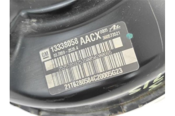 Recambio de servofreno para opel astra j 1.7 cdti referencia OEM IAM 13286439  