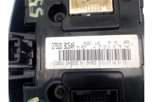 Recambio de mandos calefaccion / a.a. para nissan micra (k12e) 1.5 dci referencia OEM IAM 27500BC54A  