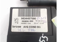 Recambio de motor elevalunas delantero izquierdo para peugeot 307 (s1) referencia OEM IAM (9634457580) (990182-100) 